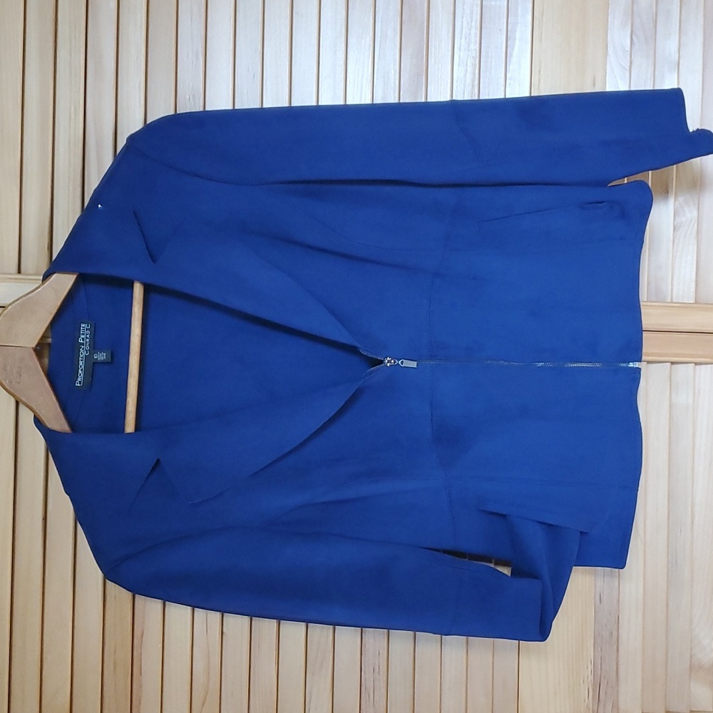 Royal blue blazer - super soft